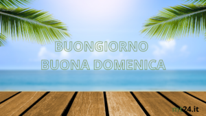 Pace e quiete con il mare all'orizzonte. Buona domenica