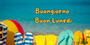 Frasi Buongiorno Lunedì con spiaggia