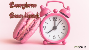 Svegliati dolcemente, è lunedì! ⏰ Pronti per una nuova settimana con il sorriso. Buongiorno!