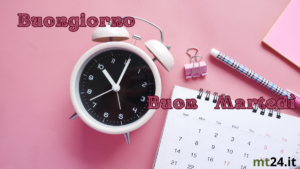 Buongiorno, buon martedì! È ora di alzarsi, abbiamo una giornata piena di impegni davanti!