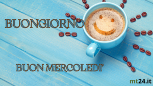 Caffè energizzante per iniziare il mercoledì con la giusta carica.