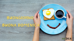 Sorriso, caffè e un buongiorno speciale. Buona domenica!