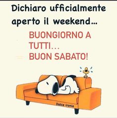 Buongiorno e Buon Sabato 28 Settembre
