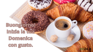 Colazioni invitanti: Buongiorno! Inizia la tua domenica con gusto.