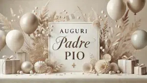 Immagine elegante per augurare e celebrare San Pio da Pietrelcina in modo devoto e significativo
