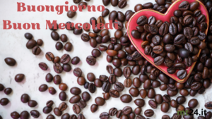 Buongiorno, buon mercoledì! Un caffè e tanto amore per iniziare la giornata col sorriso.