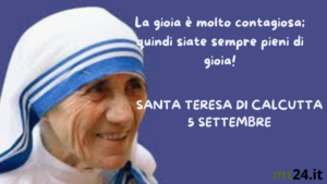 frasi di buon onomastico Santa Teresa di Calcutta