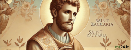 Raffigurazione di San Zaccaria, padre di Giovanni Battista.