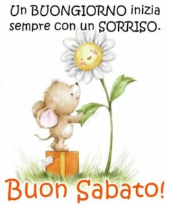 buongiorno e buon sabato