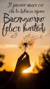 Buongiorno e Buon Martedì