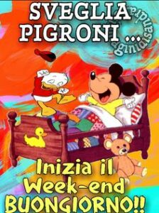 buongiorno e buon sabato