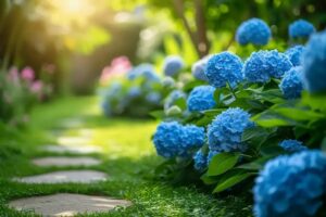 Un giardino è un luogo in cui i colori parlano di emozioni, e l’ortensia racconta storie di delicatezza e armonia.